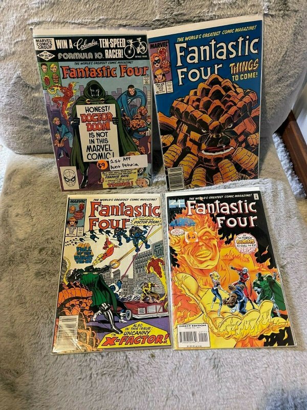 Lot of 4 Fantastic Four #238, 310, 312, 401 Marvel Comics 