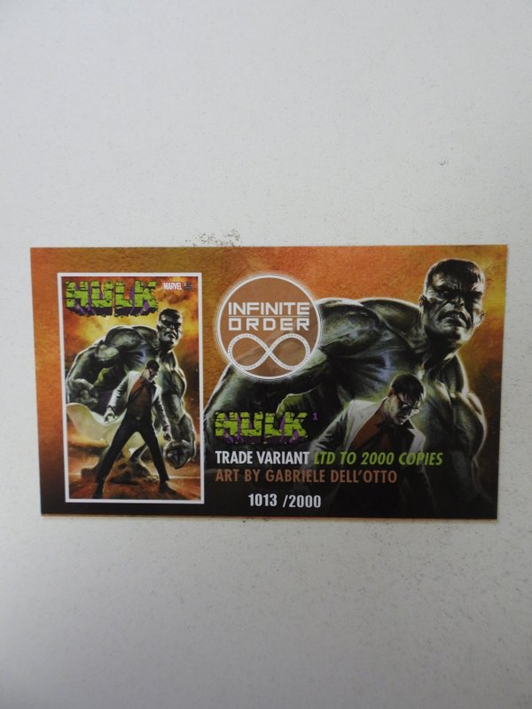 Hulk #1 Trade Variant #1013/2000 NM condition