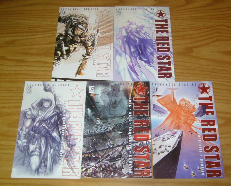 the Red Star vol. 2 #1-5 VF/NM complete series - archangel/crossgen 2 3 4 set