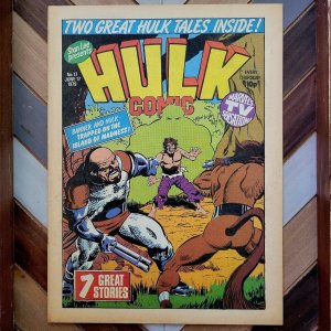 Hulk Comic #17 VF/NM (Marvel UK Edition 1979) Island Of Madness High Grade