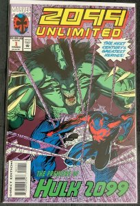 2099 Unlimited #1 (1993, Marvel) 1st Appearance Hulk 2099. NM+