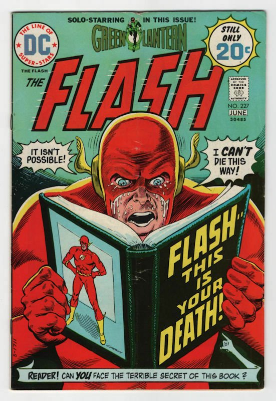 Bronze Age Flash Comics #227 6.0 Fine condition Flash this is your Death 1973