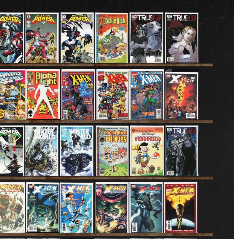 Huge Lot 150+ Comics with X-Men, Will To Power, The Avengers & More!