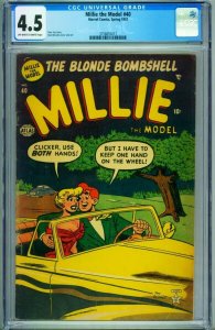 Millie the Model #40 CGC 4.5 1954-Dan DeCarlo cover good girl art 3758853017