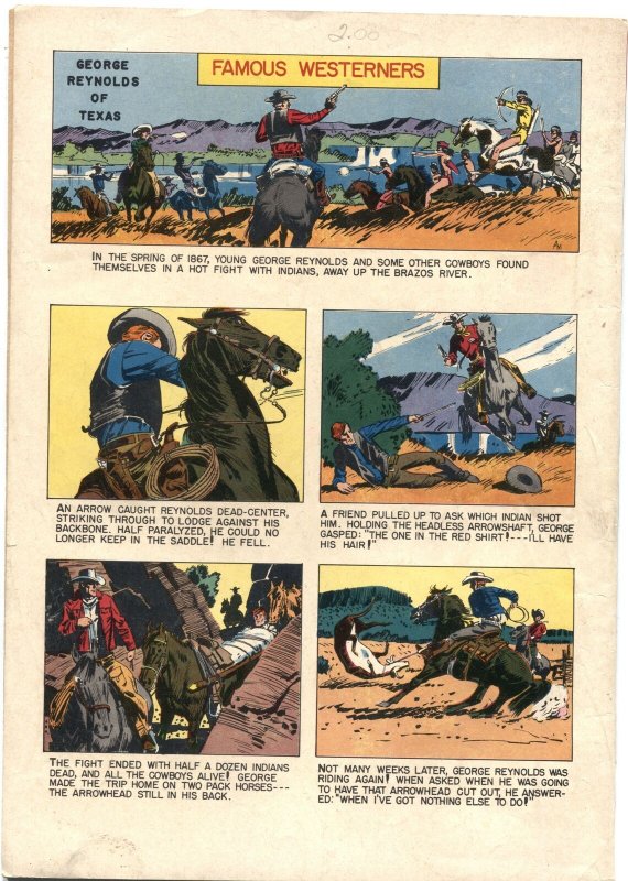 ZANE GREY’S STORIES OF THE WEST-FOUR COLOR COMICS #996-1959---DELL