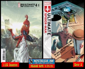 ULTIMATE SPIDER-MAN #4 CVR A + 1:25 KAEL NGU NM SET 2024 PRESALE PROSHIPS 4/24