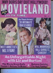 Movieland And TV Time-Grace Kelly-Sally Field-Heddy Lamarr-May-1966