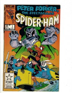 Peter Porker, The Spectacular Spider-Ham # 1 VF Marvel Comic Book Star Doom J510