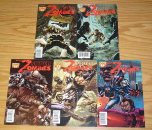 Super Zombies #1-5 VF/NM complete series super heroes want to eat flesh 2 3 4 B
