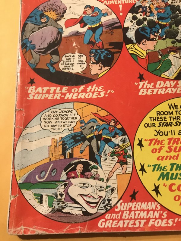 80 Page Giant #15 SUPERMAN & BATMAN : DC 1965 Gd-; classic