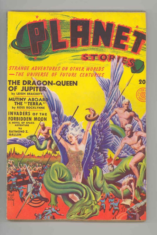 PLANET STORIES PULP #7 SUMMER 1941-VIRGIL FINLAY-FICTION HOUSE 