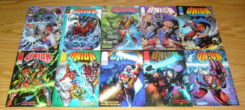 Union #0 & 1-4 VF/NM complete series + vol. 2 #1-9 image comics super hero set