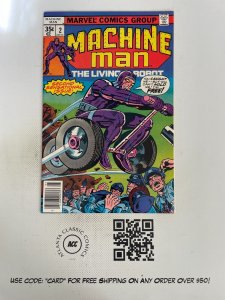 Machine Man # 2 NM- Marvel Comic Book Jack Kirby Living Robot Bronze Age 5 J214