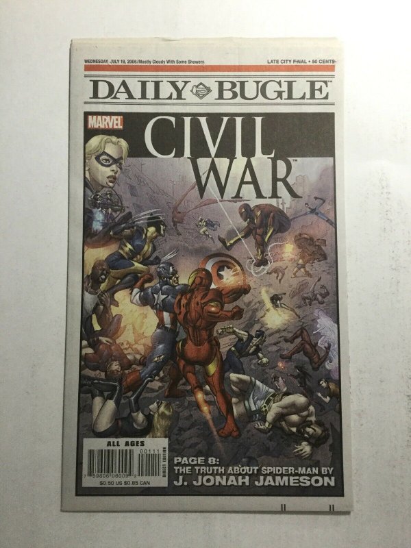 Daily Bugle Civil War Fn Fine 6.0 Marvel Comics