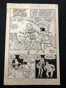 Mad About Millie #15 Page 1 Original Comic Art- Stan Goldberg 1970