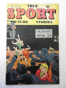 True Sport Picture Stories #412 (1949) GD+ Condition top staple missing