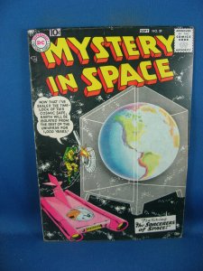 MYSTERY IN SPACE 39 VG F 1957