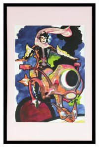 Jack Kirby 1977 Presentation Art Watercolor Framed 11x17 Official Repro Poster