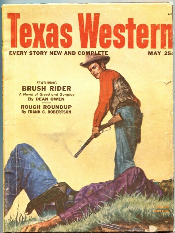 TEXAS WESTERN #3--MAY 1952--THRILLING PULP--DEAN OWEN-FRANK C ROBERTSON