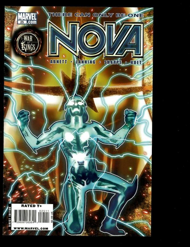 Lot Of 6 Nova Marvel Comics # 24 25 26 27 28 29 War Of Kings Avengers Thor SM2