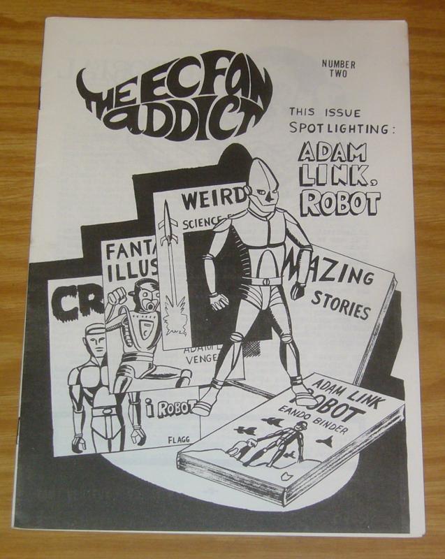 EC Fan Addict #2 VF- adam link robot - fanzine 1968 - title becomes seraphim