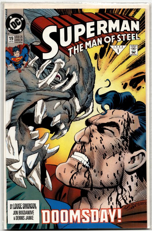 Superman: The Man of Steel #19 (1993) Superman