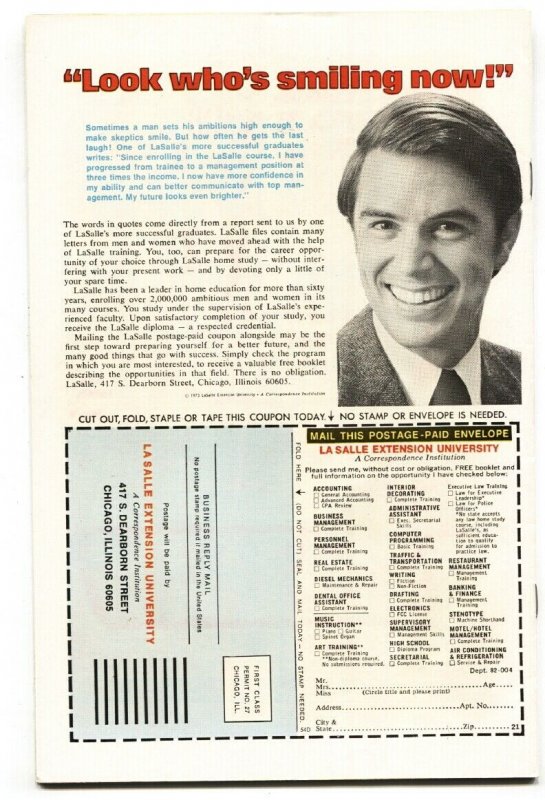 SPECTACULAR SPIDER-MAN #1 comic book 1976 TARANTULA - ORIGIN RETOLD