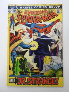 The Amazing Spider-Man #109 (1972) W/ Dr. Strange! Solid VG/Fine Condition!