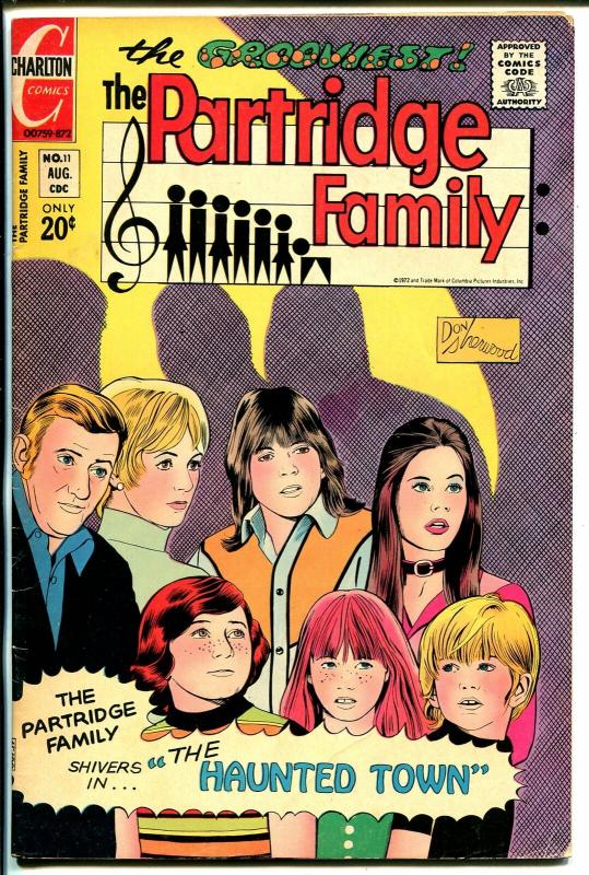 Partridge Family #11 1972-Charlton-David Cassidy-Shirley Jones-Susan Dey-FN