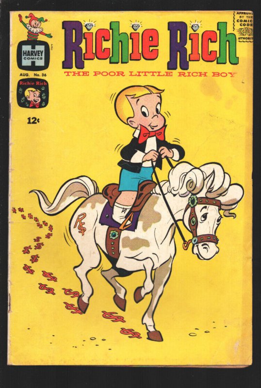 Richie Rich #36 1965-Harvey-The Poor Little Rich Boy-Little Dot & Little Lo...