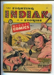 Midget Comics #1 1950-Fighting Indian stories-1st issue-Matt Baker cover-Stev...