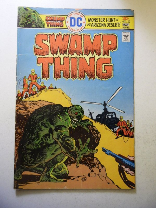 Swamp Thing #22 (1976) VG- Condition