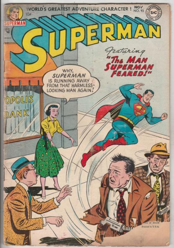 Superman #93 (Nov-54) GD Affordable-Grade Superman