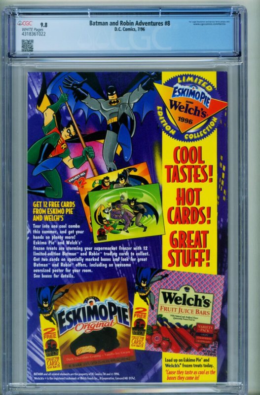 Batman and Robin Adventures #8  1997 - DC -CGC 9.8 - Comic Book-4318361022