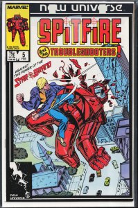 Spitfire and the Troubleshooters #2 Direct Edition (1986) Spitfire