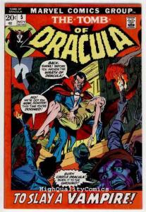 TOMB of DRACULA #5, FN+, Vampire,  Death, Gardner Fox, 1972, Gene Colan