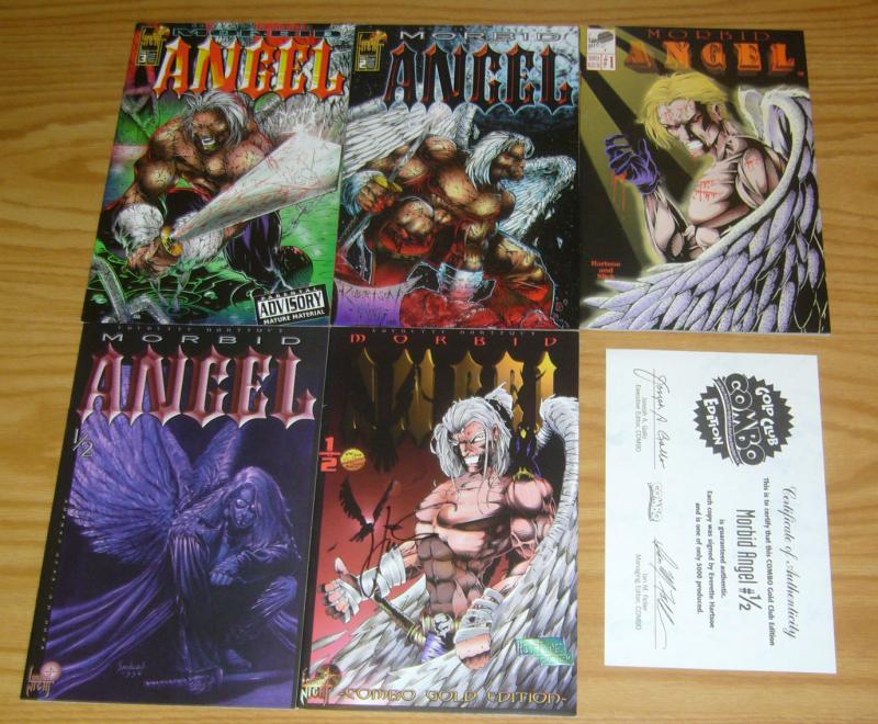 Morbid Angel #Â½ & 1-3 VF/NM complete series + signed variant w/COA (ltd 5,000)