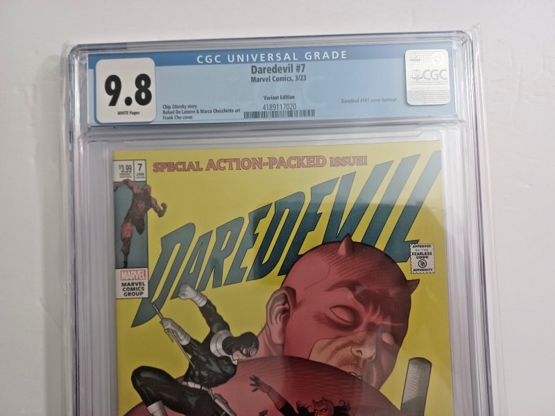 Daredevil #7 Frank Cho Variant - 2023 - CGC 9.8
