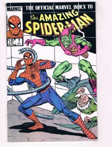 Official Marvel Index to Amazing Spider-Man (1985) #7 Marvel Comic Book HH4 AD38