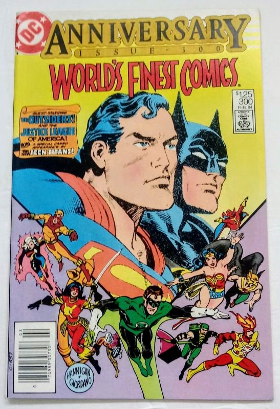 WORLD'S FINEST #300 Anniversary High Grade Superman Batman