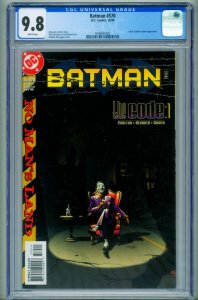 Batman #570 CGC 9.8 Joker and Harley comic book DC 4346835002