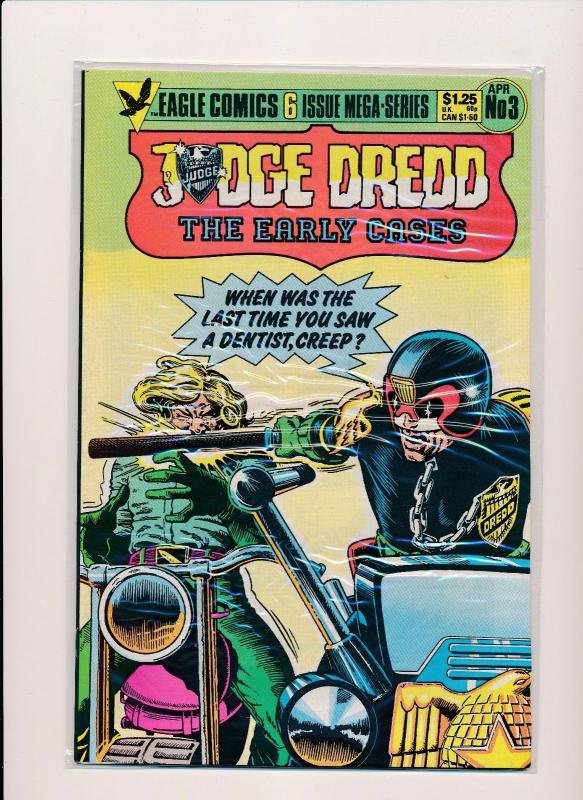 Judge Dredd's The Early Cases #1-6 (1,2,3,4,5,6) Eagle Comics ~VF/NM (HX173)