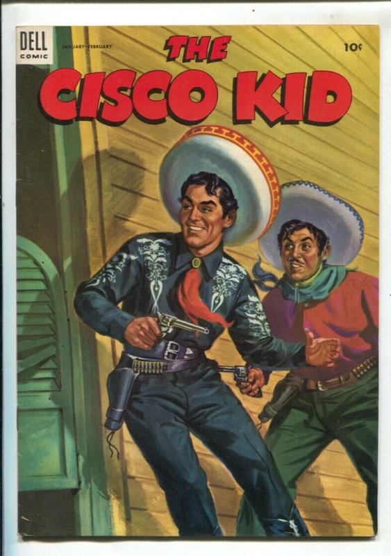 Cisco Kid #19 1954-Dell Robert Jenny art-painted cover-VG/FN