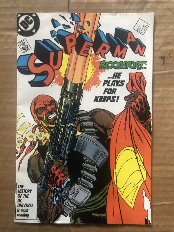 Superman #4 Direct Edition (1987)