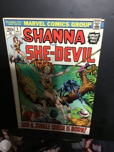 Shanna the She-Devil #1 (1972) wow high-grade first issue key! VF