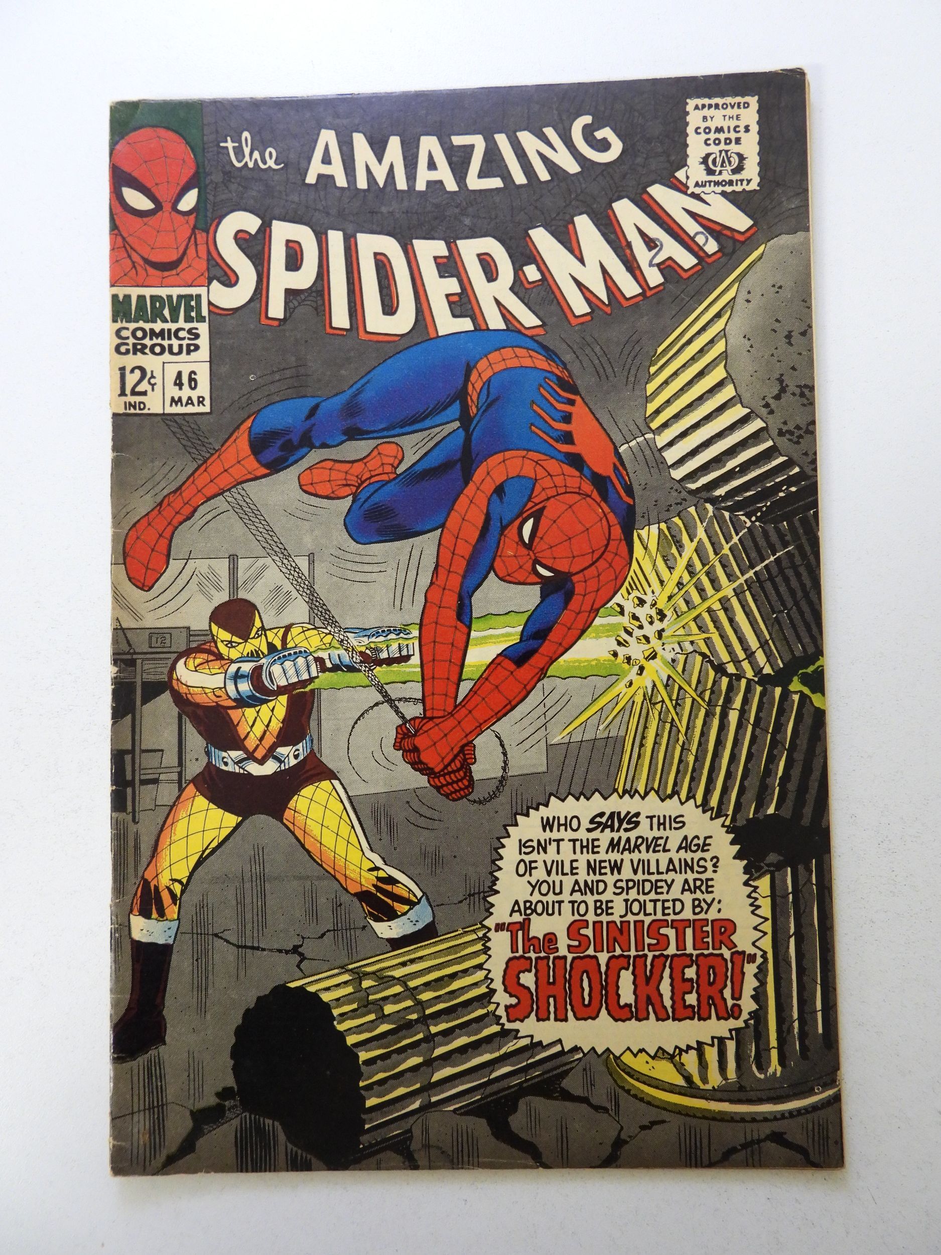 The Amazing Spider-Man #46 (1967) 1st appearance of The Shocker FN- see ...