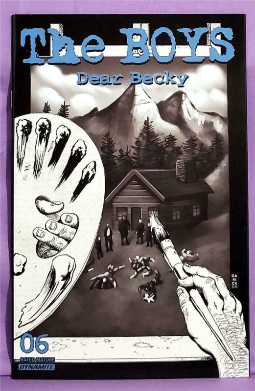 THE BOYS Dear Becky #5 - 8 Robertson Line Art Premium Covers (Dynamite, 2020)! 725130290571