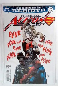 Action #980 B (2017) DC 9.4 Variant Superman Harley Quinn 1st Print Comic Book