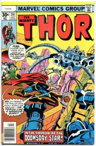 THOR #260 261, VF, God of Thunder, DeZuniga, 1966, more Thor in store, Marvel