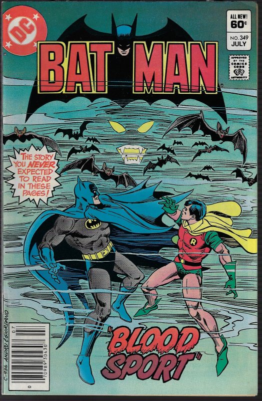 Batman #349 (DC, 1982) NM-